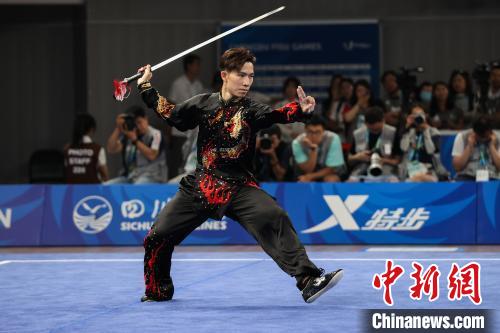 成都大运会武术赛开赛 五洲少侠角逐首金